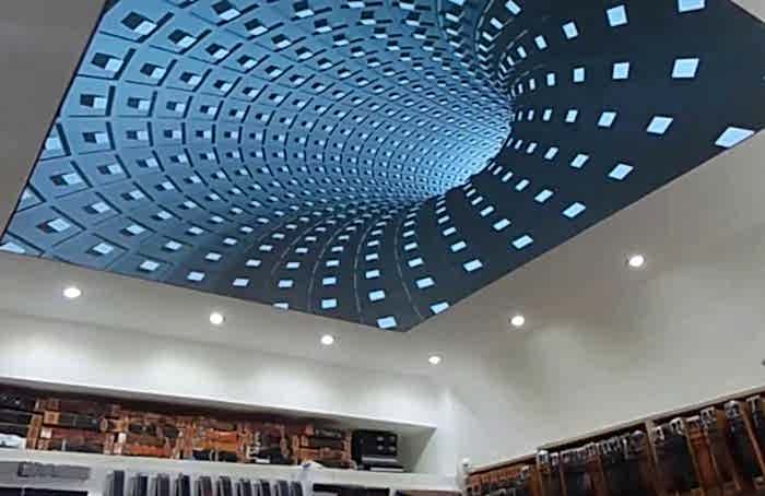 Transparan Gergi Tavan